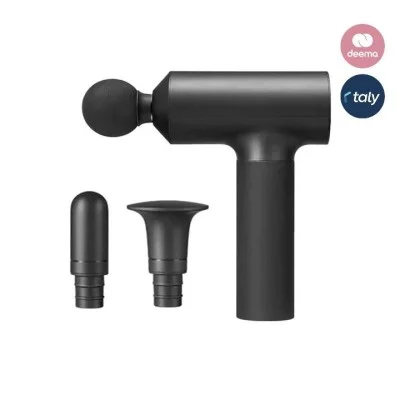 Xiaomi Muscle Massage Gun With Ultra quiet operation And 3 Massage Heads - Black
